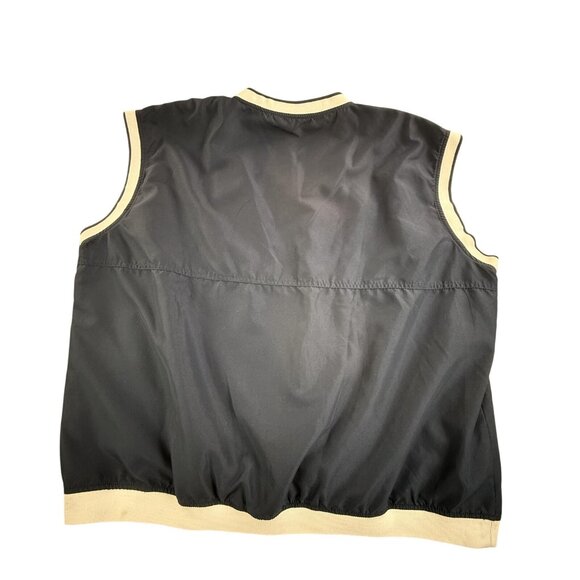 Tennessee Golf Vest Mens 2XL Navy White V Neck Windbreaker Pullover Zip Pockets - Picture 2 of 12